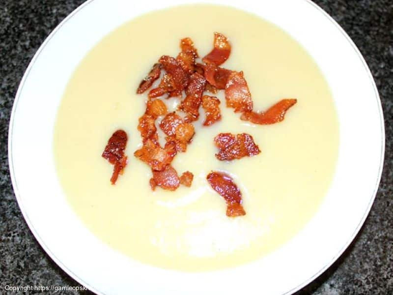 Kartoffel porre suppe